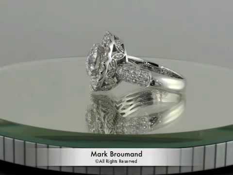 4.19ct Round Cut Diamond Engagement Anniversary Ring- Mark Broumand