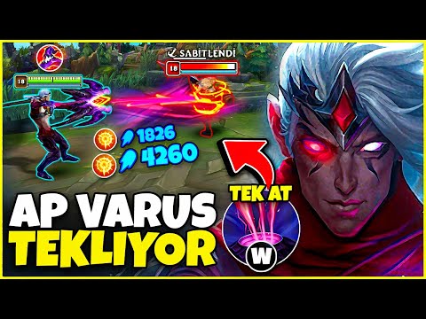 SADECE ULTİ İLE TEK ATAN FULL AP VARUS MID LANE! 🔥