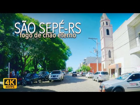 São Sepé - Rio Grande do Sul  4K, típica cidade do interior gaúcho