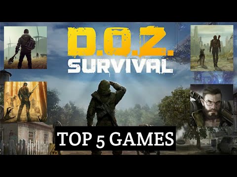 TOP 5 BASE BUILDING ZOMBIE SURVIVAL GAMES ON ANDROID AND IOS | FREE GAMES