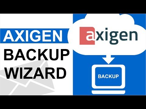 How to Backup Axigen Webmail and Restore into New Email Server or Email Application Video