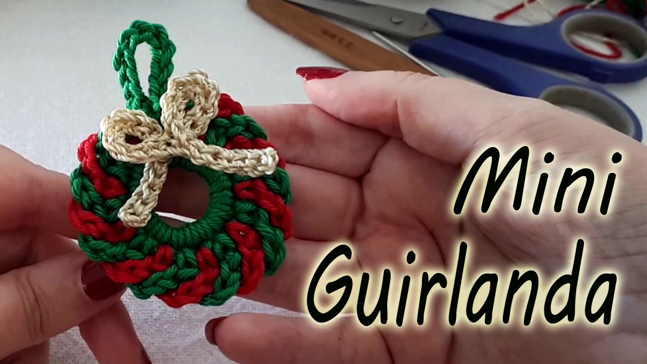 Guirlanda de Natal de Crochê Fácil - Line Therapy