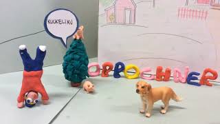 Grisen gal i granens topp