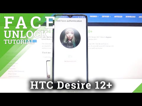How to Set Up Face Unlock on HTC Desire 20+ - Activate Face Recognition