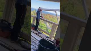 American vision windows in action! #backinblack #cooledit #funny #windows #install #homerenovation