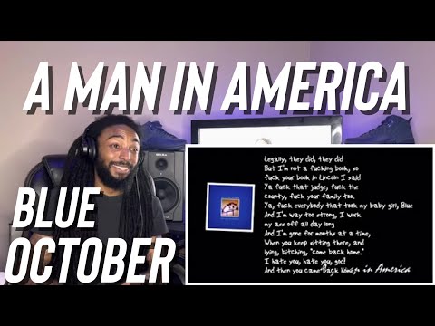 Blue October - Any Man in America (Reaction)