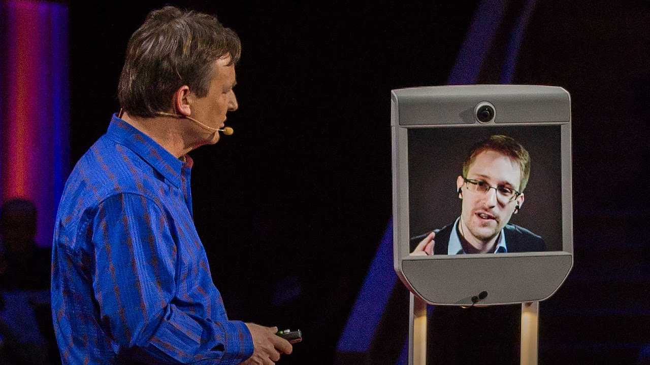 Snowden's TED Talk, Delivered From Moscow by Telepresence Robot