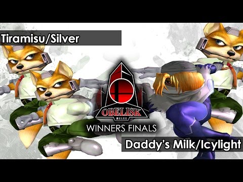 Melee: Tiramisu/Silver V Daddy's Milk/Icylight - Obelisk 45 Tournament SSBM