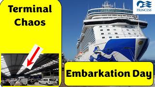 Not Plain Sailing at First | Sky Princess Embarkation