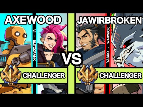 2XKO ▰ AXEWOOD (Vi-Blitzcrank) vs JAWIRBROKEN (Yasuo-Warwick) ▰ 2XKO Pro Replays