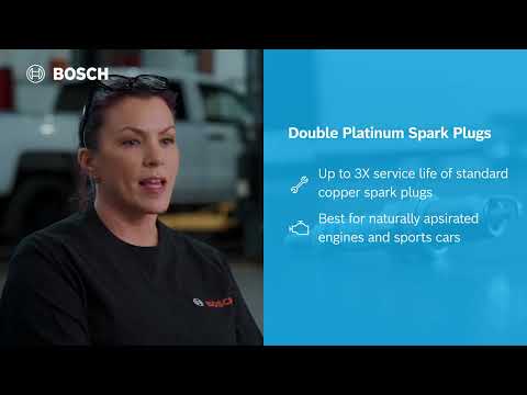 Bosch Double Platinum Spark Plugs – Extended Performance Life & Durability