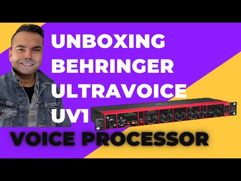 BEHRINGER ULTRAVOICE UV1 UNBOXING #audio #behringer #voice #voiceeffects #voicevox #voiceover
