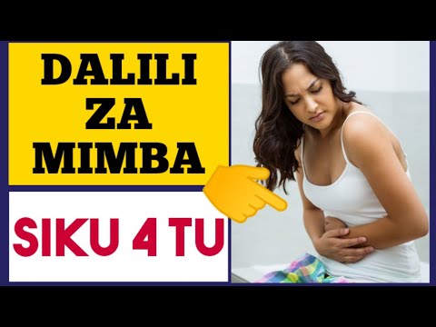 Dalili Za Mimba Ya Siku nne: (Dalili za mimba ya siku 4) #dalilizamimba