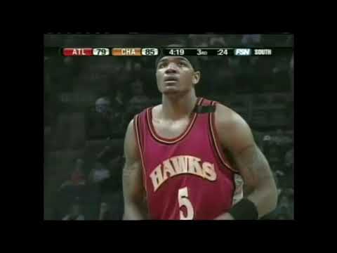 Josh Smith 20 Points 8 Ast 5 Blks @ Bobcats, 2005-06.