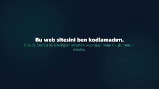 Claude Code ile Web Sitesi Nasıl Yapılır? | Sıfırdan