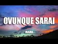 Irama - Ovunque Sarai (Testo/Lyrics) #Sanremo2022