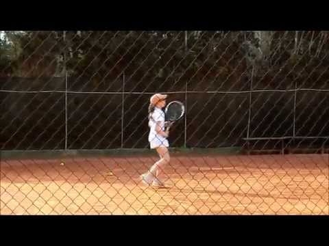 Nine years old Mila training