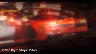 preview picture of video 'Supercars: Red Lamborghini Gallardo Spotted in Kalookan'