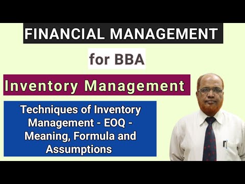 Inventory Management – Problems Solutions Financial Management BBA Part 2 Hasham ali khan