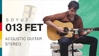Video thumbnail for Soyuz 013 FET Stereo - Acoustic Guitar - Listening Library by SOYUZ MICROPHONES