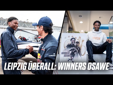 Sky is the limit for U19 player Winners Osawe ✈️⚽️ | Leipzig überall
