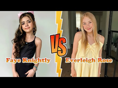 Faye Knightly VS Everleigh Rose Transformation 👑 New Stars From Baby To 2025