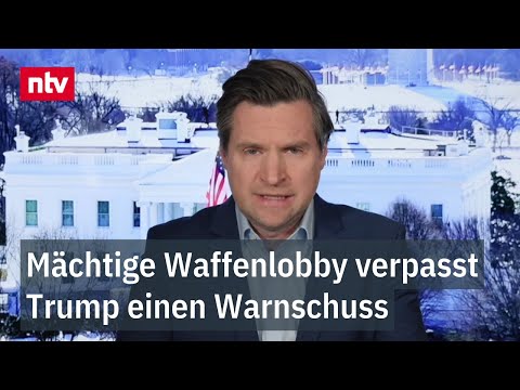 Mächtige Waffenlobby verpasst Trump einen Warnschuss - Fritz: "Hat großen Fehler gemacht"