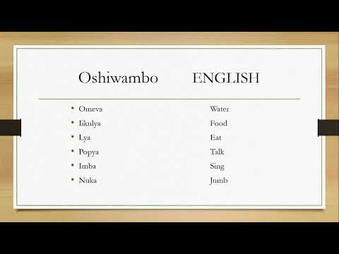 Easy way to learn Oshiwambo Full Course