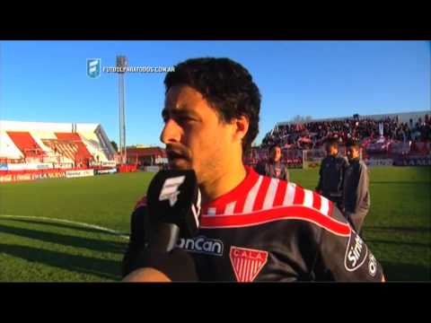 Galeano: "Soñamos con jugar en Primera". Los Andes. Fecha 33. B Nacional 2015. FPT