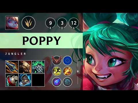 Poppy Jungle vs Zac - EUW Grandmaster Patch 25.21