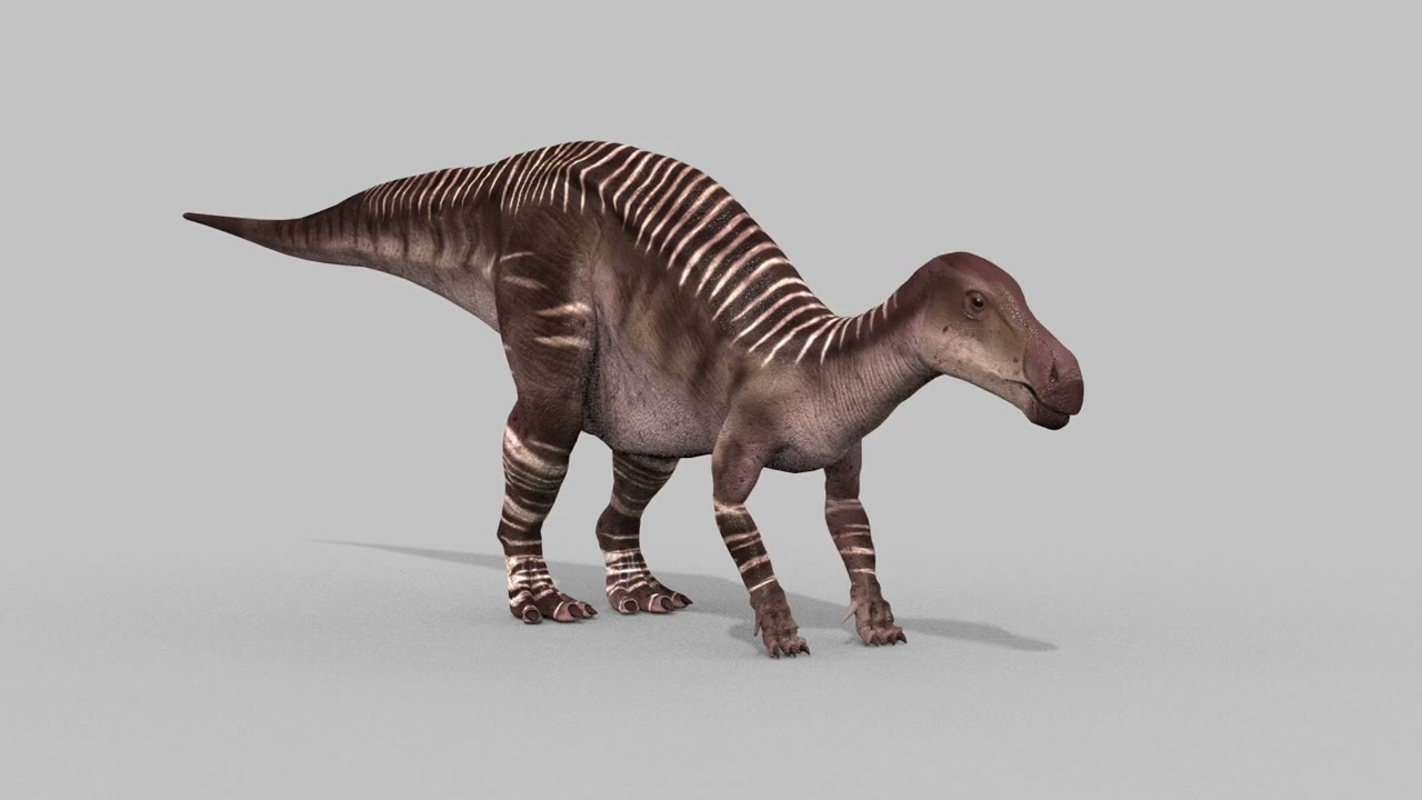 Iguanodon Lives 8K - 3d animated model 3D Model