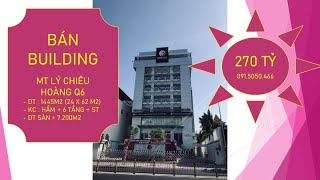 BÁN BUILDING MT LÝ CHIÊU HOÀNG  - QUẬN 6