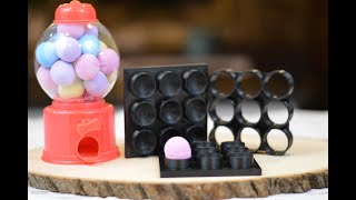 How to make Multiple Bubble Gum (small) Bath Bombs at Once