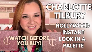 NEW CHARLOTTE TILBURY HOLLYWOOD INSTANT LOOK IN A PALETTE REVIEW!  WATCH BEFORE YOU BUY