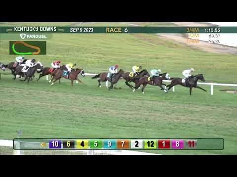 Balladeer wins race six on Sept. 9 at Kentucky Downs