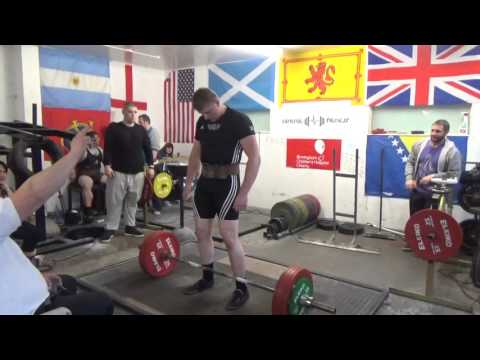unique fitness dom hill deadlifts 245kg @107.4kg