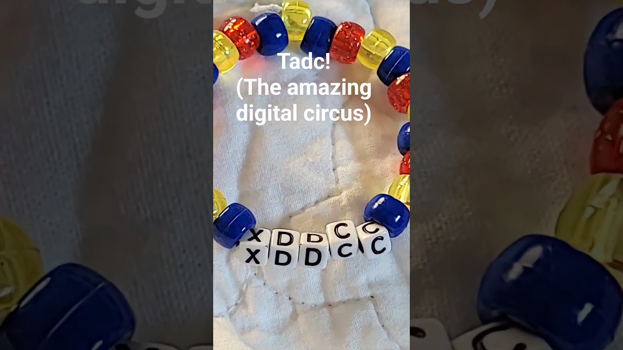 :3... #fandom #tadc #pomni #kandi #bracelet #viral