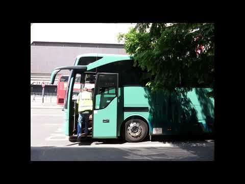 Quick Tour on the Mercedes Tourismo Clarkes of London (National Express) BF67WJK at Stratford City