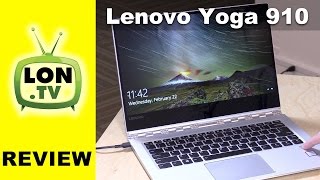 Video thumbnail for Lenovo Yoga 910 14" Review - Intel i7 Kaby Lake 2-in-1 Laptop by Lon.TV