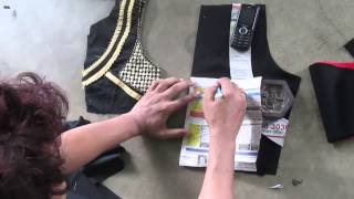 How to make Fashionable designer blouse E part 1 of 4