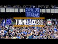INCREDIBLE MERSEYSIDE DERBY ATMOSPHERE! | Tunnel Access: Everton v Liverpool