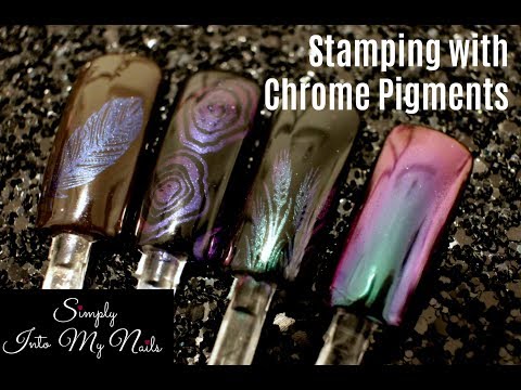 Stamping with Chrome Pigments