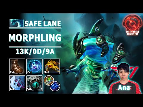 Morphling Safe Lane Carry | T1.ana Pos 1 Morph Play | 7.32c | TI 2022 Last Chance Qualifiers |