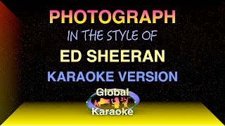 Global Karaoke - Photograph  [Karaoke Version] video