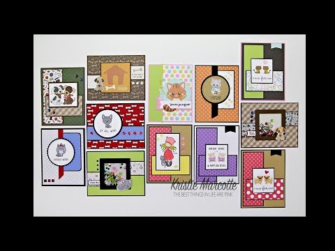 Scrapping for Less August 2018 Flavor of the Month Card Kit - 10+ Cards 1 Kit