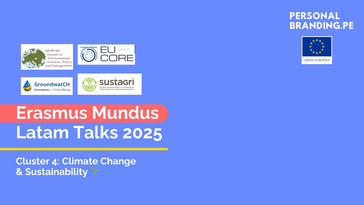 Becas en Sostenibilidad y Cambio Climático - Erasmus Mundus Talks