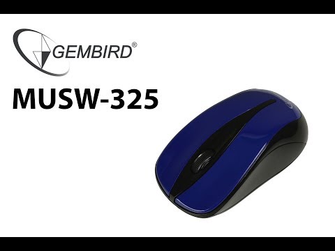 Миниатюра изображения товара Мышь Gembird MUSW-325-B (синий)