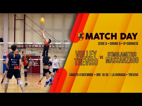 SERIE B: VOLLEY TREVISO - BTM&LAMETRIS MASSANZAGO