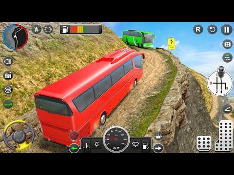 Offroad bus simulator-3D coach driver games 2022/Bus simulator dangerous driving/gameplay🚌🙏🙏