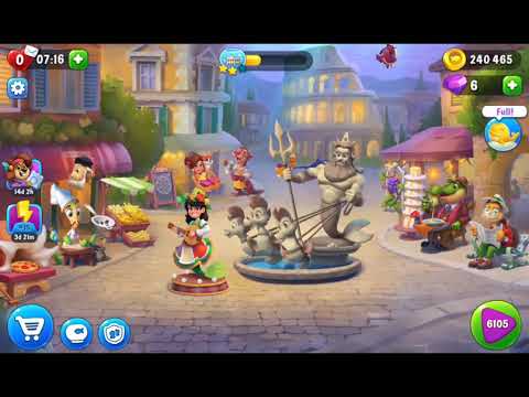 Fishdom 2021 - Decorate Aquarium - Italian Holiday   #playrix #fishdom #gaming